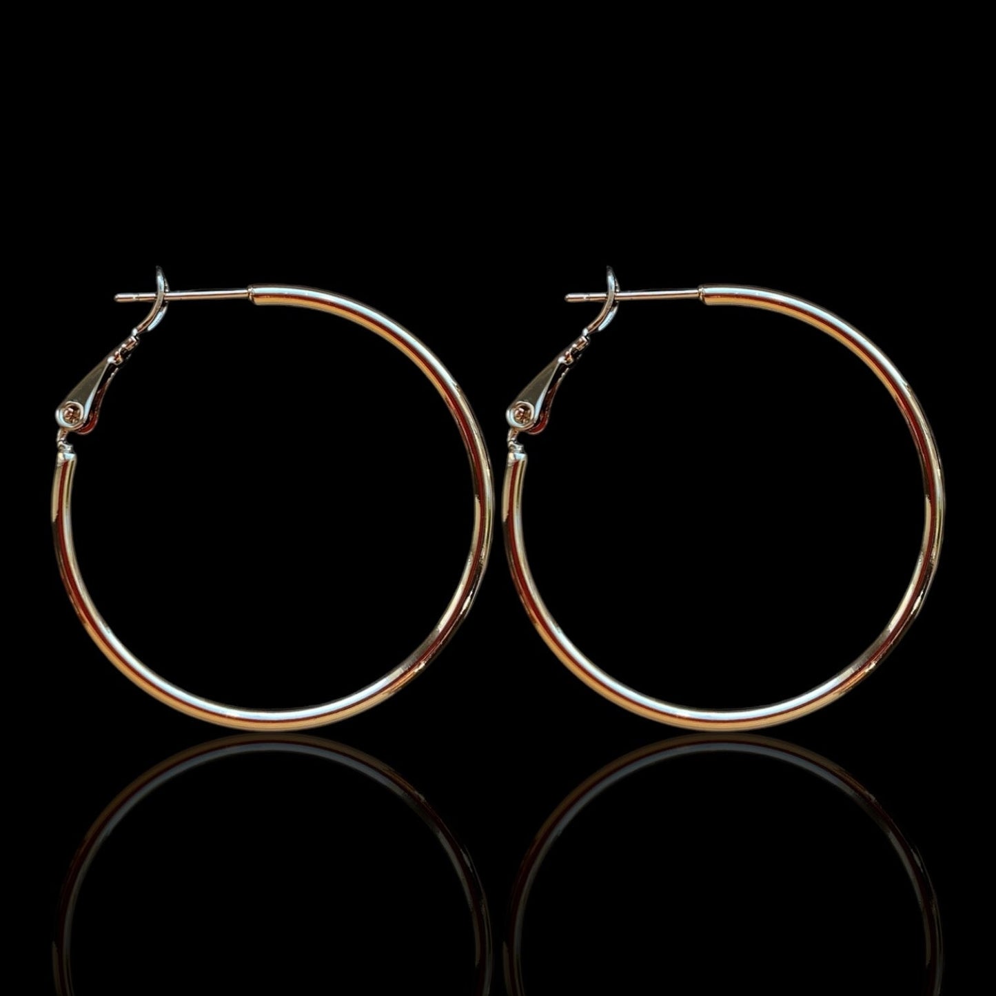 Bella Gold - Women's Gold - Plated Hoop Earrings18k Gold EarringsBella Gold EarringsClassic Hoop Earrings