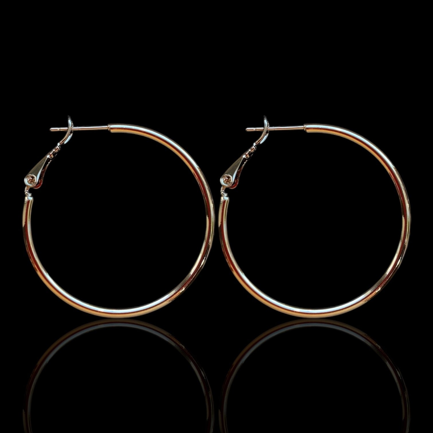 Bella Gold - Women's Gold - Plated Hoop Earrings18k Gold EarringsBella Gold EarringsClassic Hoop Earrings