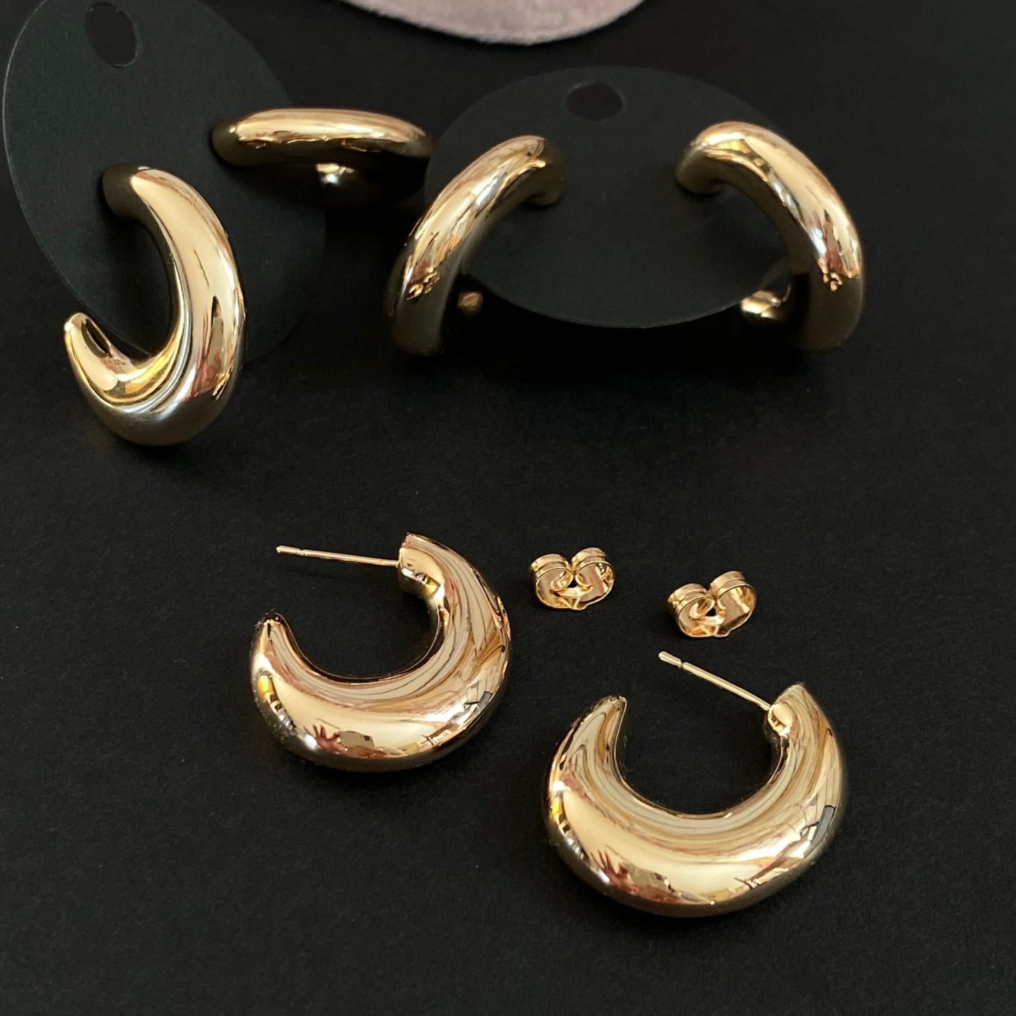 Golden Flow – apzeltīti auskari – apzeltītas rotaslietas | Tavas Rotas