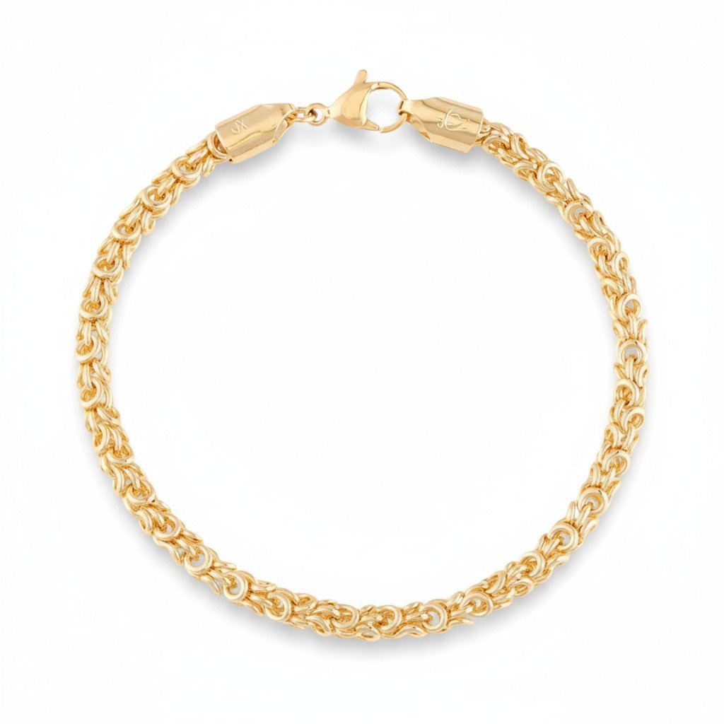 Golden Weave – apzeltīta rokassprādze - 18k - apzeltita - rotas