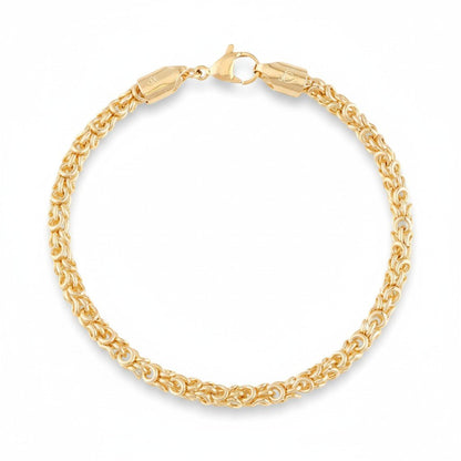 Golden Weave – apzeltīta rokassprādze - 18k - apzeltita - rotas