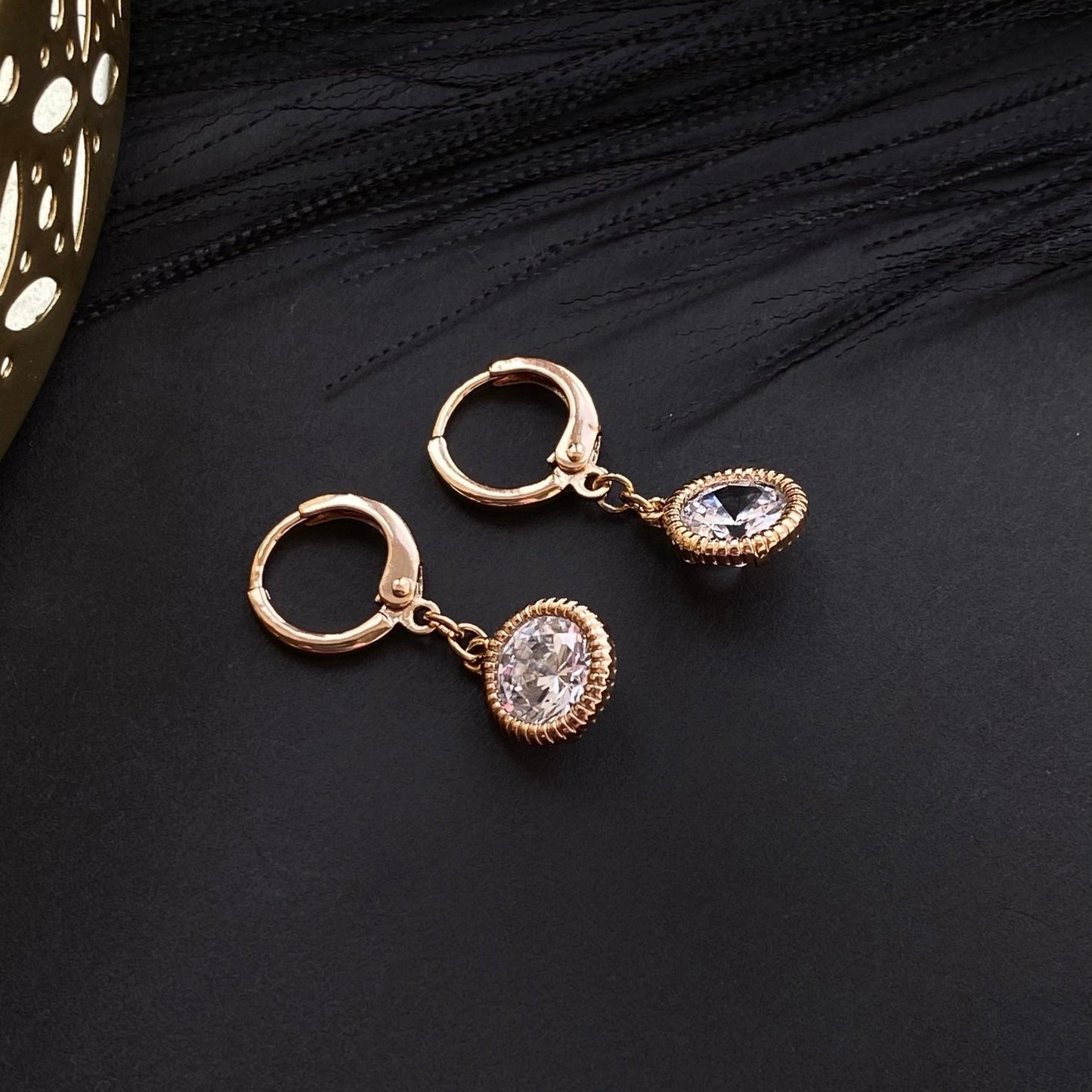  - Radiant Drop – auskari ar mirdzošu kristālu - 3