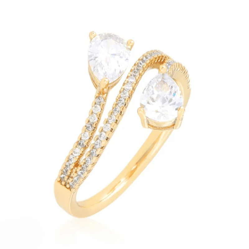  - Twins Glow – Divu kristālu gredzens - 1